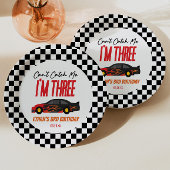 私はレッドレースカー3rd誕生日パーティーをキャッチできない ペーパープレート