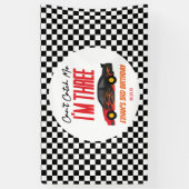 私はレッドレースカー3rd誕生日パーティーをキャッチできない 横断幕 (縦)