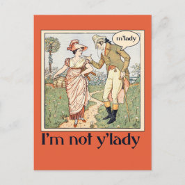 私はレディじゃない ポストカード