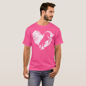 私はレトロな馬を愛する Tシャツ (正面フル)