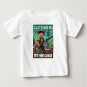 私はレトロゲームを停止しておもしろいここに来た» Tシャツ (正面)