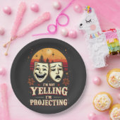 私はレトロ劇場を投影している叫びではない ペーパープレート (パーティー)