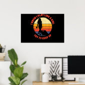 私はレトロ遊なコーンホールの女の子のように知っている ポスター (ホームオフィス)