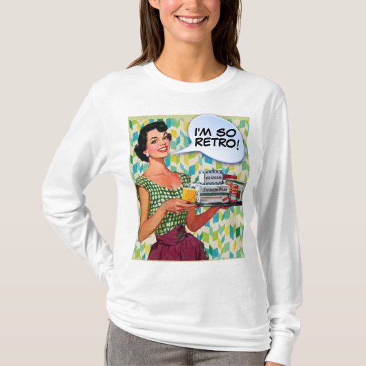 私はレトロ!Tシャツ Tシャツ (正面)