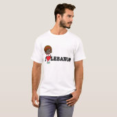 私はレバノンを愛します Tシャツ (正面フル)