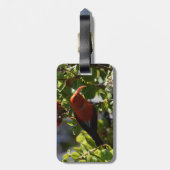 「私はレフアの花に咲いている ラゲッジタグ (裏面縦)