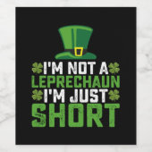 私はレプレチョーンではない私は短いセントパトリックの ワインラベル (シングルラベル)
