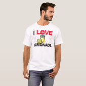 私はレモネードを愛します Tシャツ (正面フル)