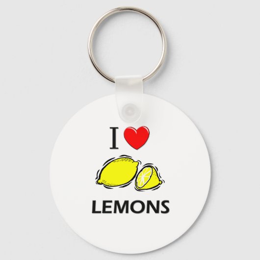 私はレモンが大好き キーホルダー (正面)
