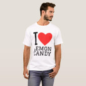 私はレモンキャンディが大好きだ Tシャツ (正面フル)