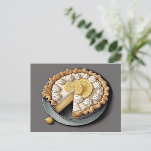 私はレモンメレンゲパイが大好き ポストカード (スタンド正面)