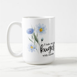 私はレーズンでクーゲルを取る コーヒーマグカップ