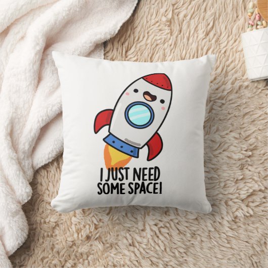 私はロケットプン宇宙おもしろいが必要だ クッション (ブランケット)
