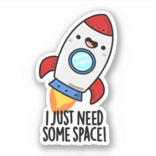 私はロケットプン宇宙おもしろいが必要だ シール