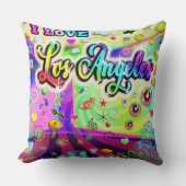 私はロサンゼルスエネルクールギー枕が大好き クッション (正面)