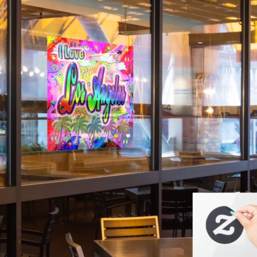 私はロサンゼルスビスタウィ表現ンドウの愛着 ウィンドウサイン (レストラン窓)