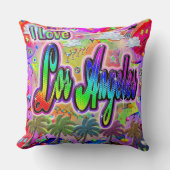 私はロサンゼルスヴィスタ表現ピロー クッション (正面)