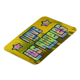 私はロサンゼルス美しい日除け磁石が大好き マグネット