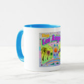 私はロサンゼルスCalm Desire Mug大好き マグカップ (正面左)