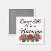 私はロザリアンガーデナーことわざ マグネット (正面/裏面)