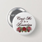 私はロザリアンガーデナーことわざ 缶バッジ (正面&裏面)