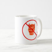 私はロジャーのマグのために投票しませんでした コーヒーマグカップ (正面右)