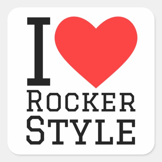 私はロッカースタイル スクエアシール (正面)
