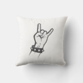 私はロックが大好きだ クッション (裏面)