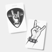 私はロックが大好きだ バッジ (正面＆裏面)