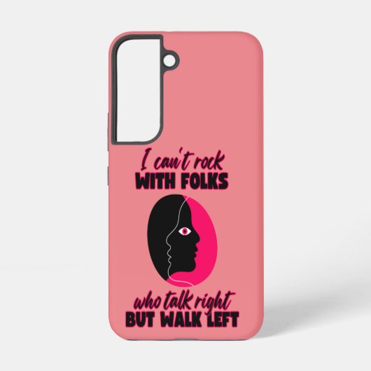 私はロックできないフォーク SAMSUNG GALAXYケース (裏面)