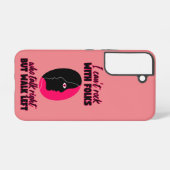 私はロックできないフォーク SAMSUNG GALAXYケース (裏面横)