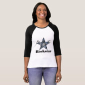 私はロックスターです Tシャツ (正面フル)