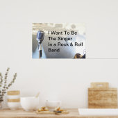 私はロックバンドで歌いたい転が ポスター (キッチン)