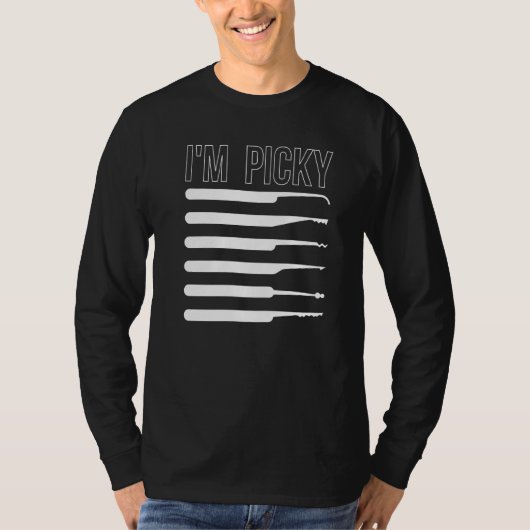 私はロックピックを選択してピッキー Tシャツ (正面)