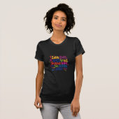 私はロックンロールが大好き Tシャツ (正面フル)