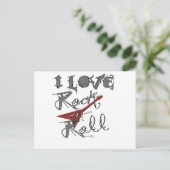 私はロックンロールが好きです ポストカード (スタンド正面)