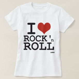 私はロックンロールを愛します Tシャツ