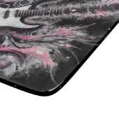 私はロックNロール電気ギター絵を描ズ大好き カッティングボード (角)