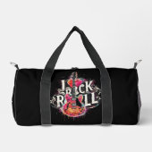 私はロックNロール電気ギター絵を描ズ大好き ダッフルバッグ (正面)