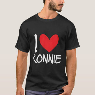 私はロニーの名前ガイパーソナライズされたーBff友人Heを愛する Tシャツ