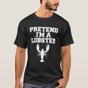 私はロブスターおもしろい最後の分の怠惰なコスト Tシャツ