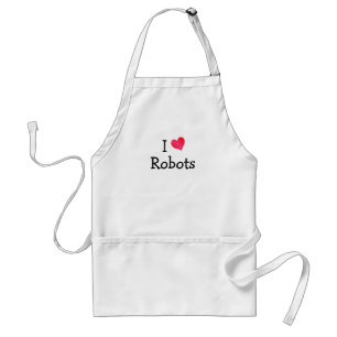 私はロボットが大好き スタンダードエプロン