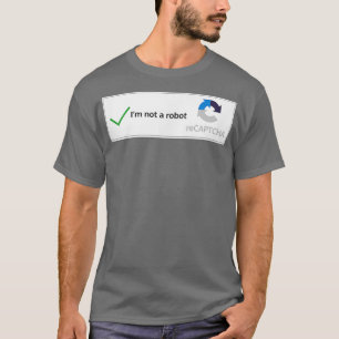 私はロボットくもの巣のインタおもしろいーネットクイズ Tシャツ