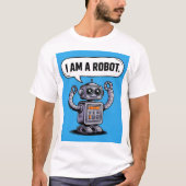 私はロボットだ Tシャツ (正面)