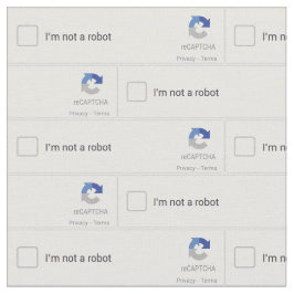 私はロボットではありません Captcha ファブリック