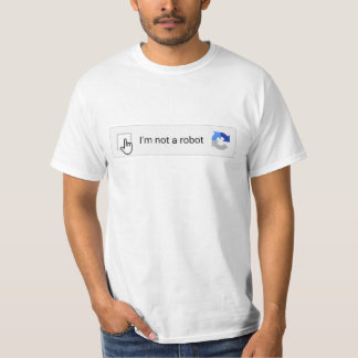 私はロボットではありません Tシャツ