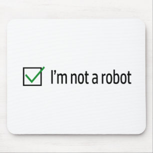 私はロボットではないです マウスパッド