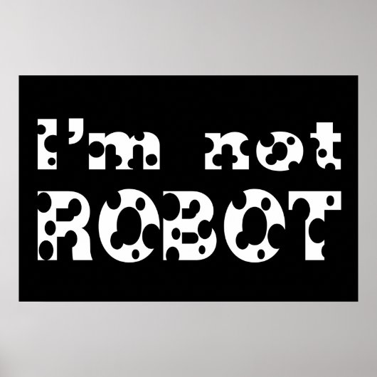 私はロボットではない ポスター (正面)
