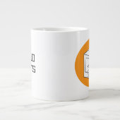 私はロボットのマグを作る ジャンボコーヒーマグカップ (正面)