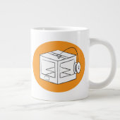 私はロボットのマグを作る ジャンボコーヒーマグカップ (右)